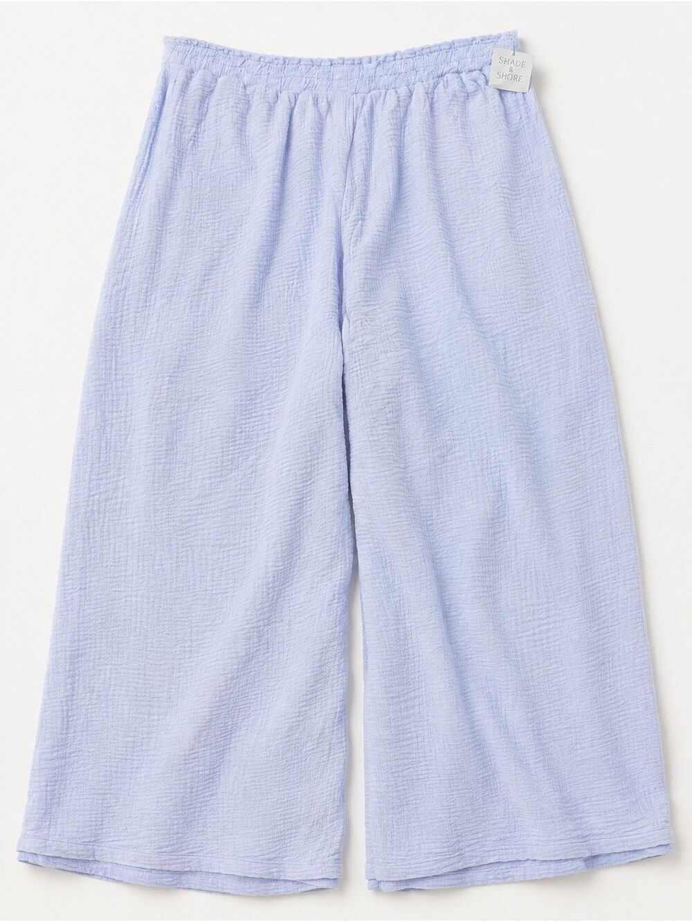 Shade & Shore Blue Gauze Swim Cover-Up Pants XL NWT